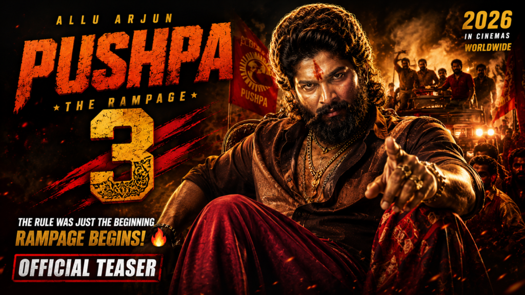 🎬 Pushpa 3: The Rampage (2026) Full Movie Review 🔥🍿